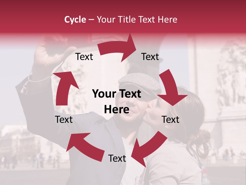 Amoureux Ballade Homme PowerPoint Template