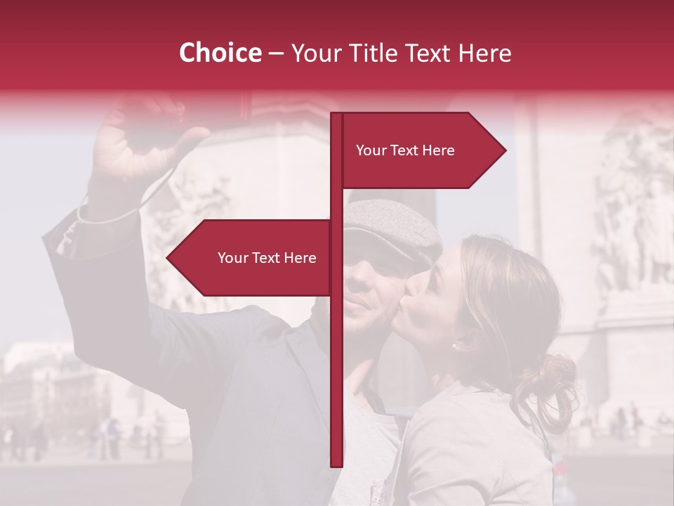 Amoureux Ballade Homme PowerPoint Template