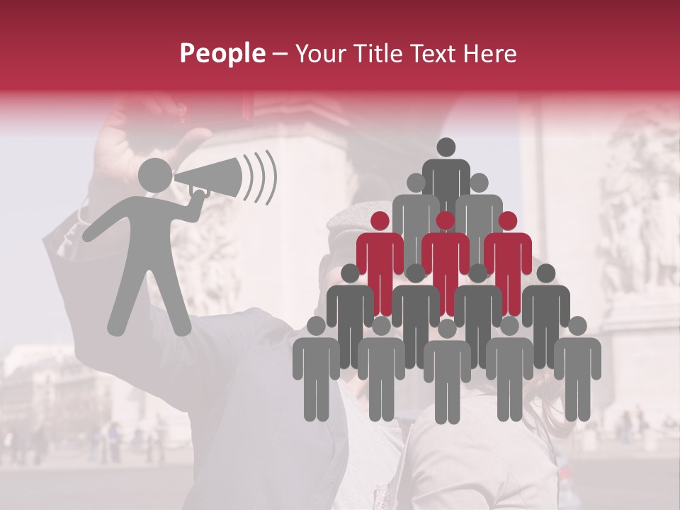 Amoureux Ballade Homme PowerPoint Template