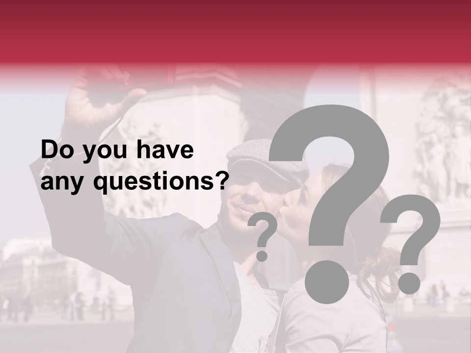 Amoureux Ballade Homme PowerPoint Template