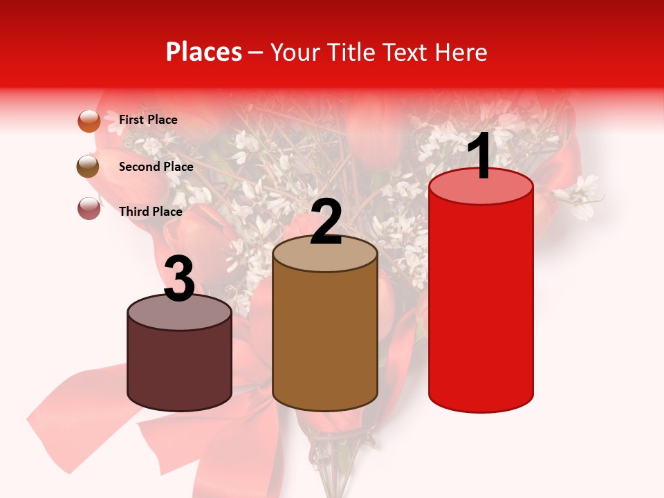 Beautiful Bunch Arrangement PowerPoint Template