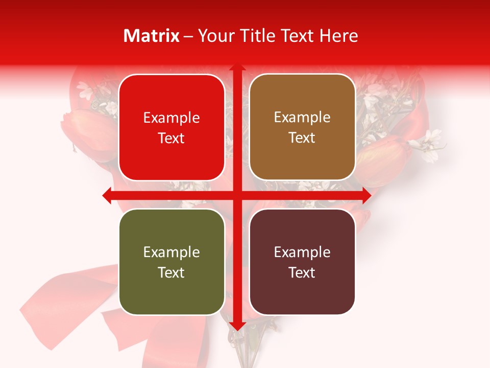 Beautiful Bunch Arrangement PowerPoint Template