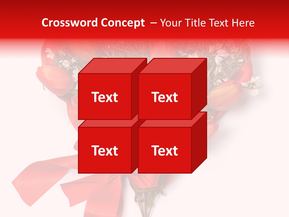 Beautiful Bunch Arrangement PowerPoint Template