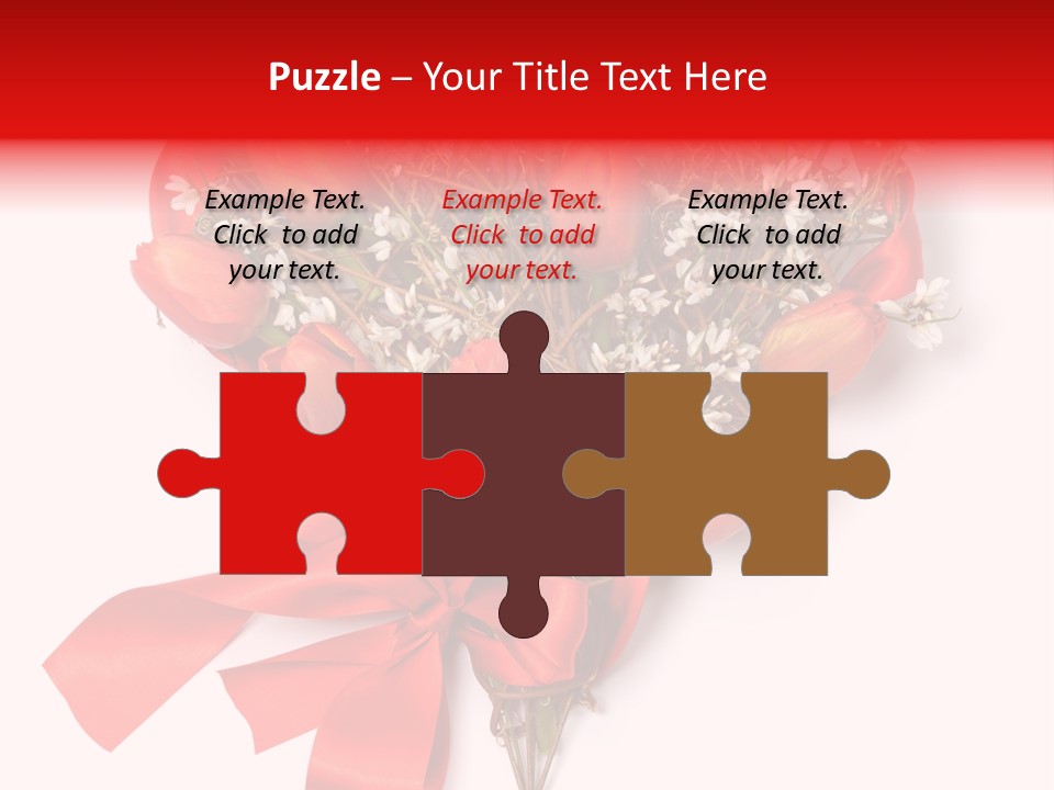 Beautiful Bunch Arrangement PowerPoint Template