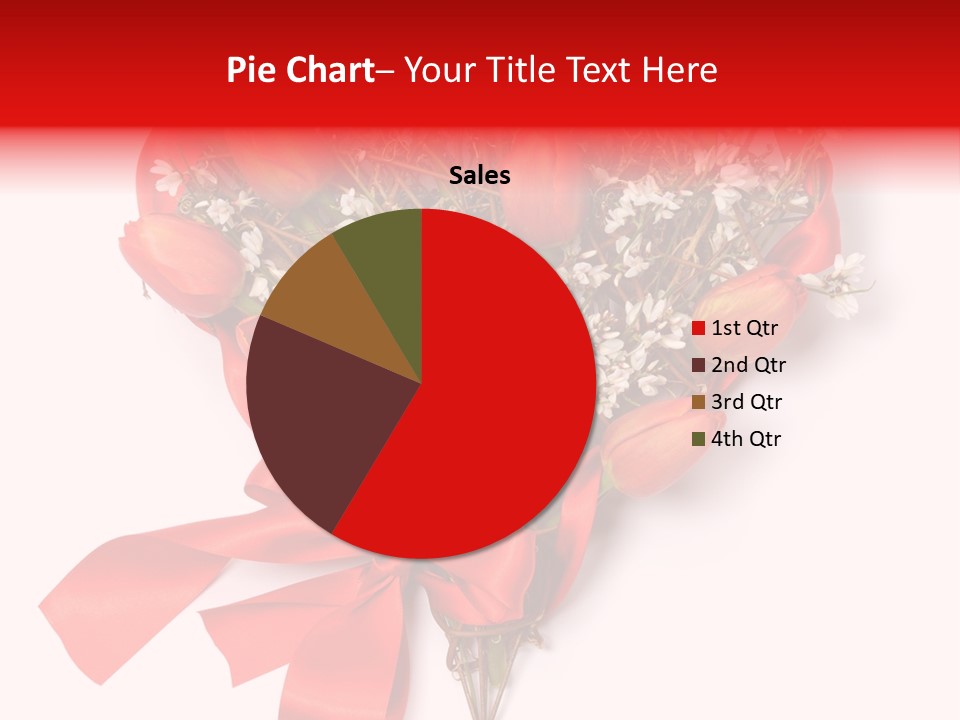 Beautiful Bunch Arrangement PowerPoint Template