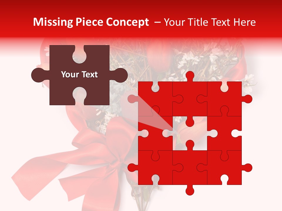 Beautiful Bunch Arrangement PowerPoint Template