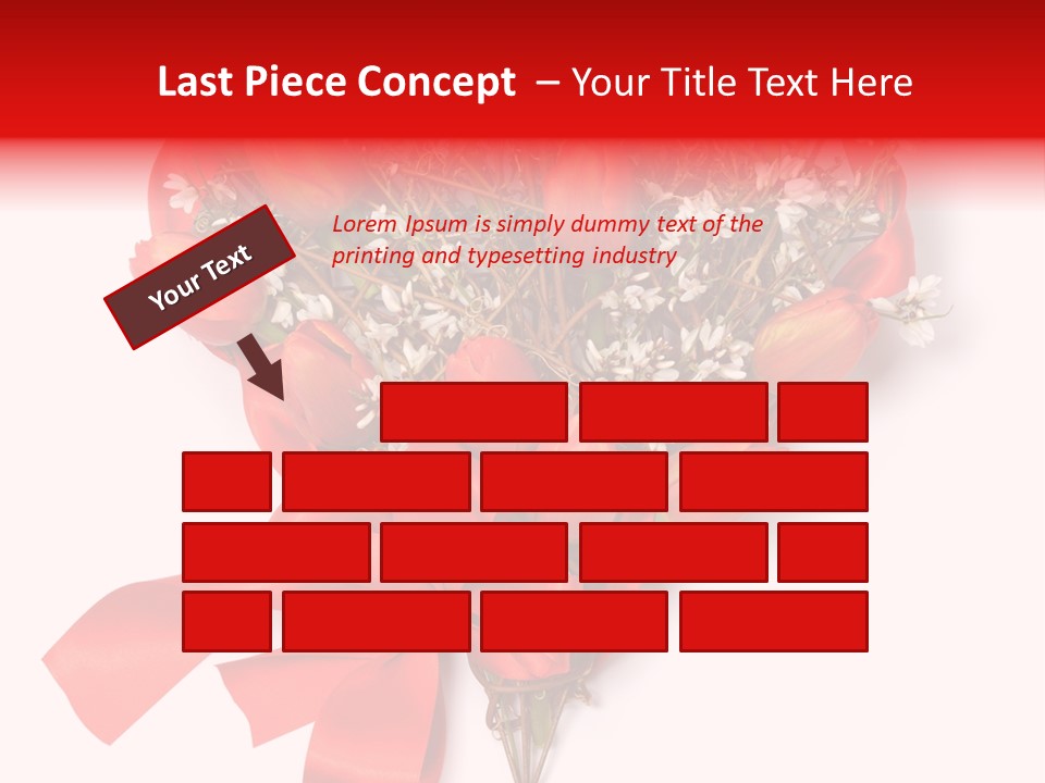 Beautiful Bunch Arrangement PowerPoint Template