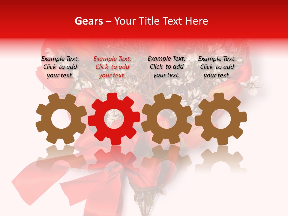 Beautiful Bunch Arrangement PowerPoint Template