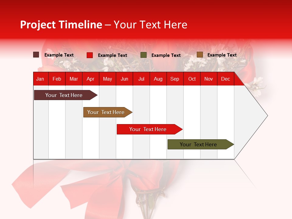 Beautiful Bunch Arrangement PowerPoint Template