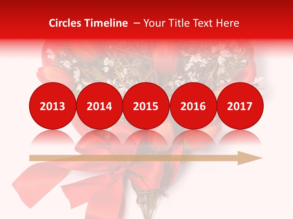 Beautiful Bunch Arrangement PowerPoint Template