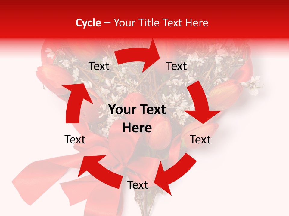 Beautiful Bunch Arrangement PowerPoint Template
