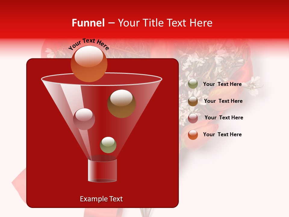 Beautiful Bunch Arrangement PowerPoint Template