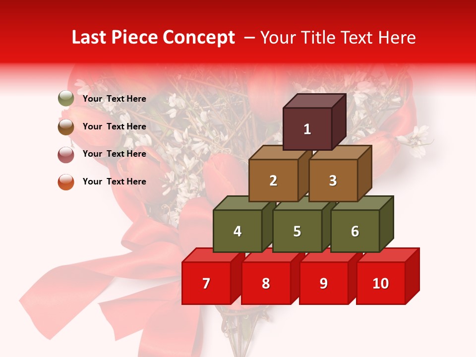 Beautiful Bunch Arrangement PowerPoint Template