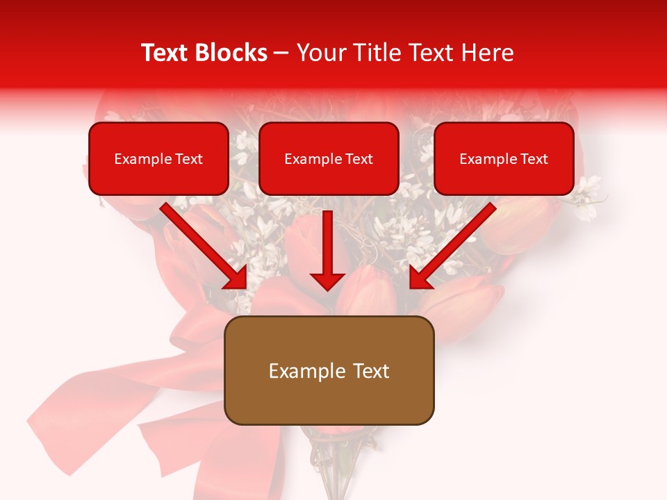 Beautiful Bunch Arrangement PowerPoint Template