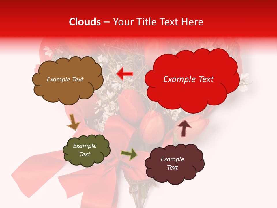 Beautiful Bunch Arrangement PowerPoint Template