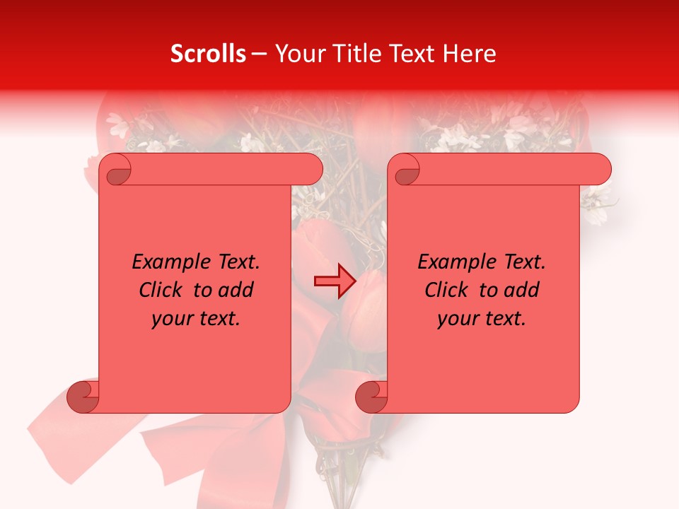 Beautiful Bunch Arrangement PowerPoint Template