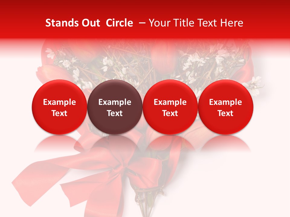 Beautiful Bunch Arrangement PowerPoint Template