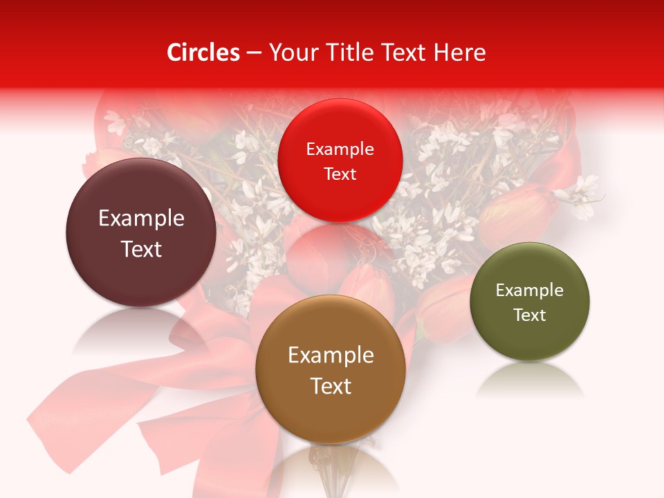 Beautiful Bunch Arrangement PowerPoint Template