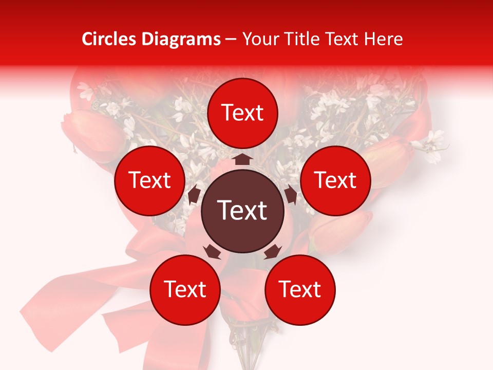 Beautiful Bunch Arrangement PowerPoint Template