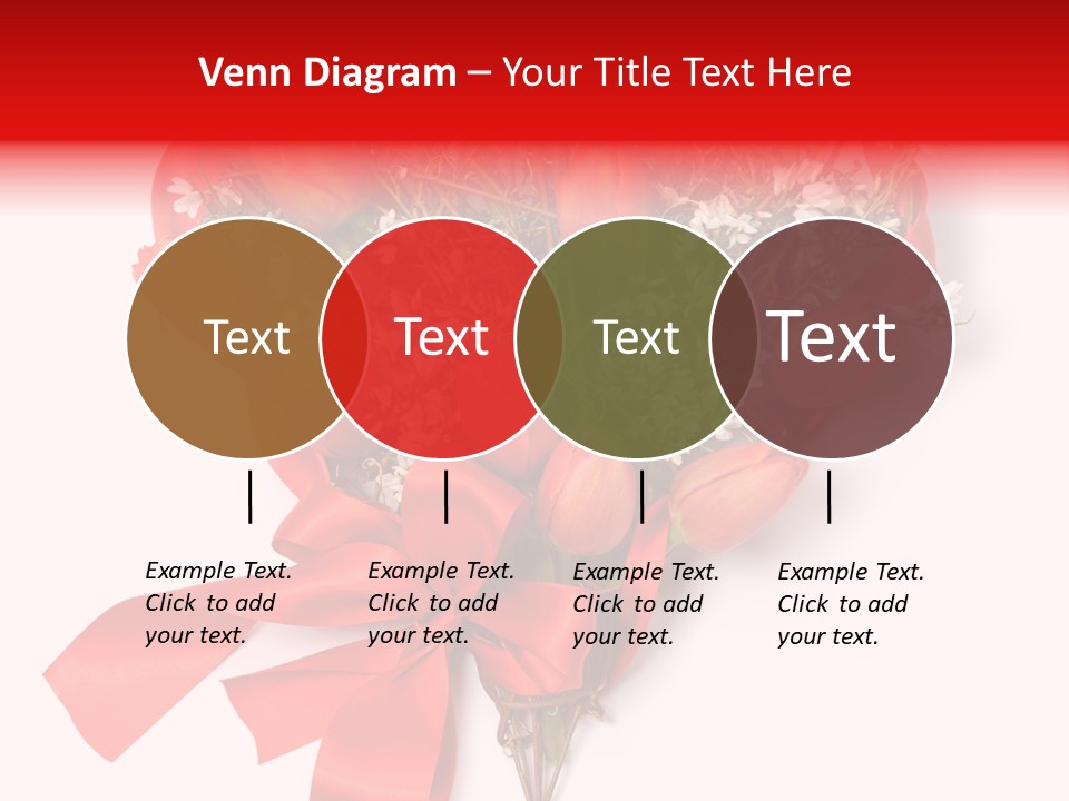 Beautiful Bunch Arrangement PowerPoint Template