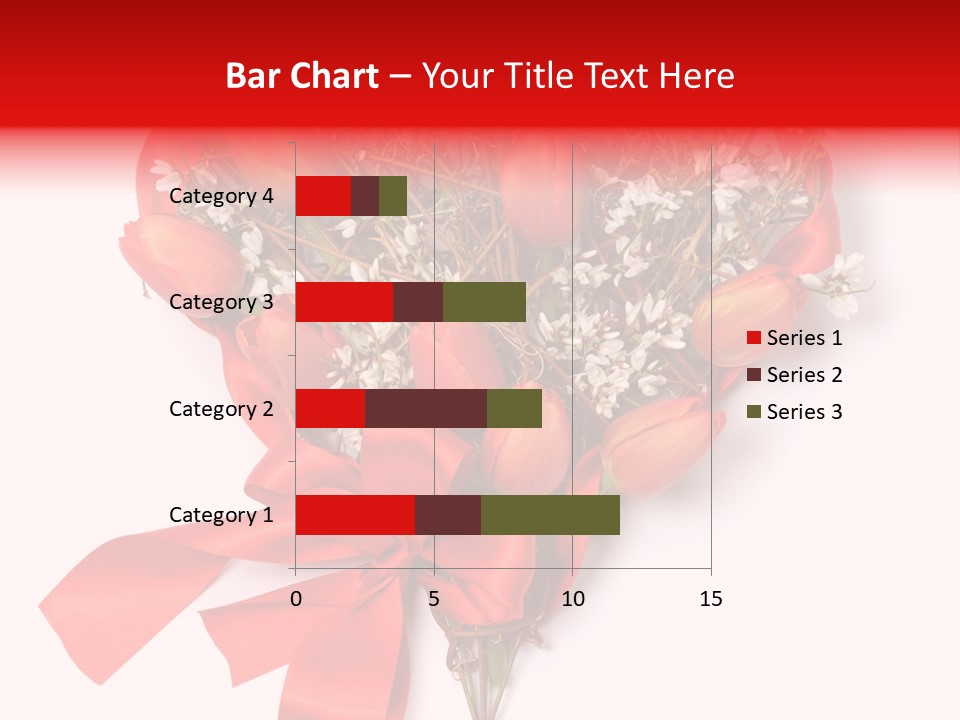 Beautiful Bunch Arrangement PowerPoint Template