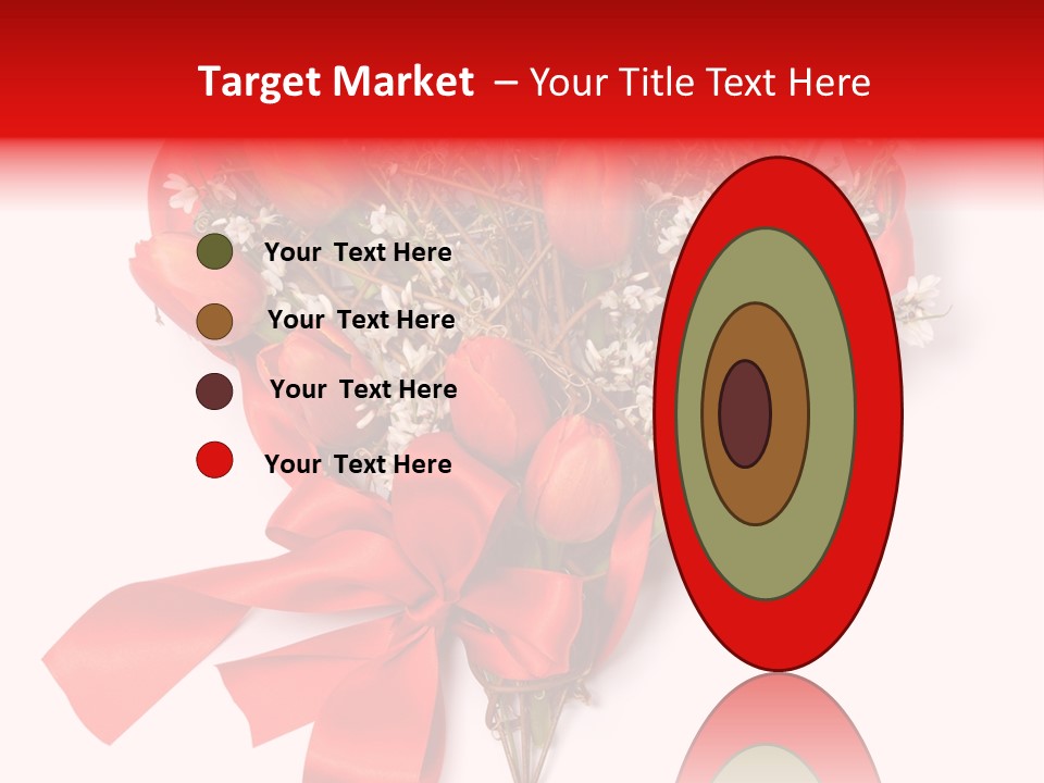 Beautiful Bunch Arrangement PowerPoint Template