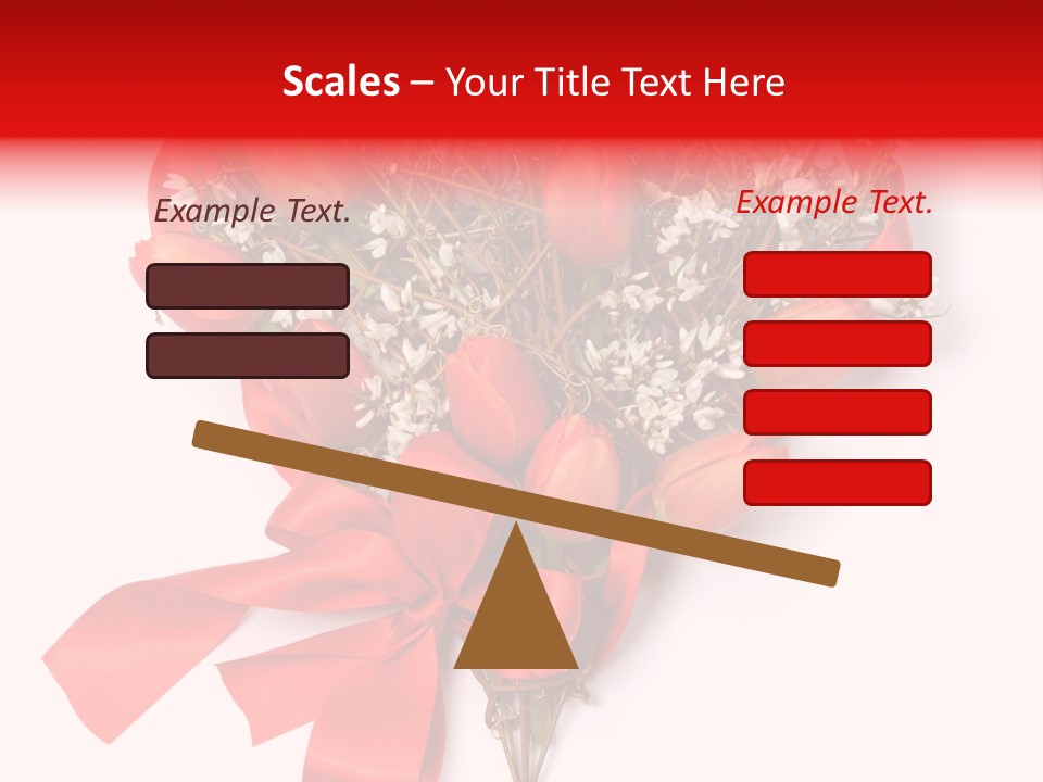 Beautiful Bunch Arrangement PowerPoint Template
