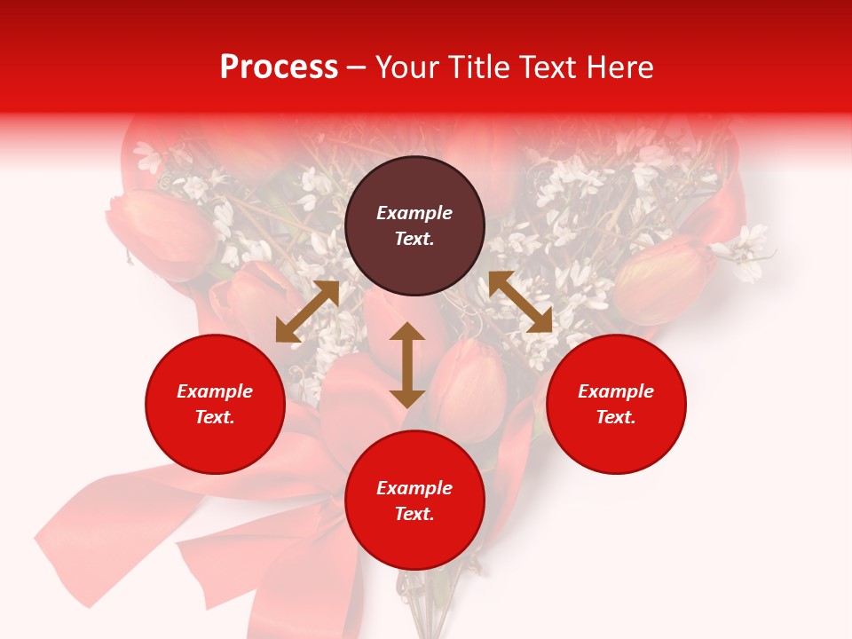 Beautiful Bunch Arrangement PowerPoint Template