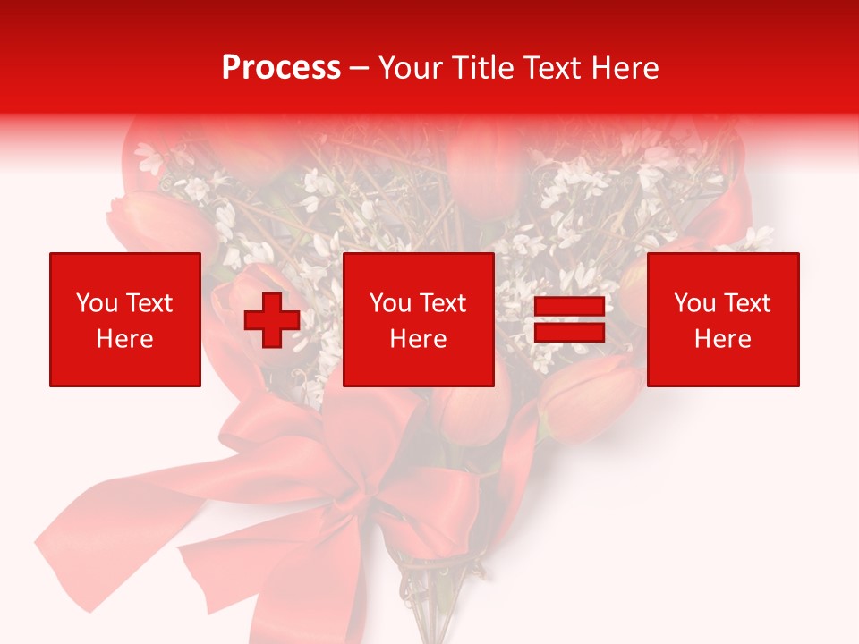 Beautiful Bunch Arrangement PowerPoint Template
