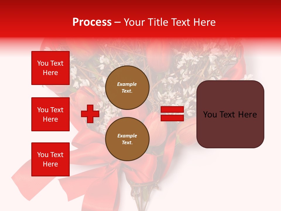Beautiful Bunch Arrangement PowerPoint Template