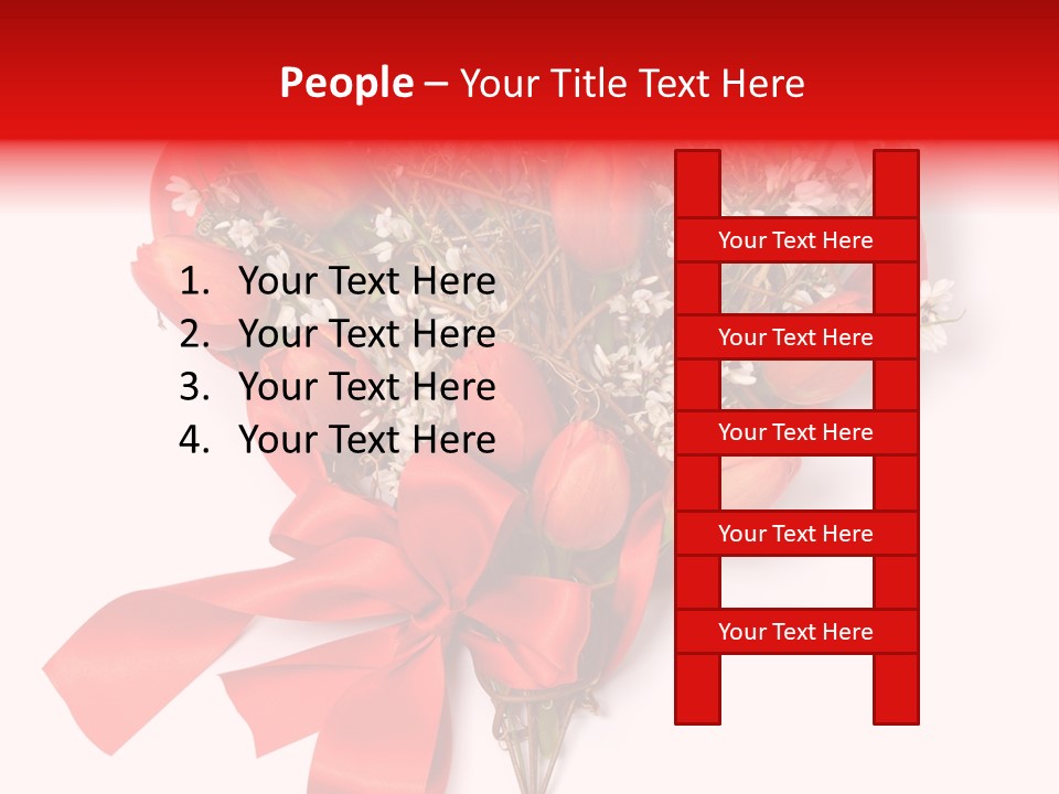 Beautiful Bunch Arrangement PowerPoint Template