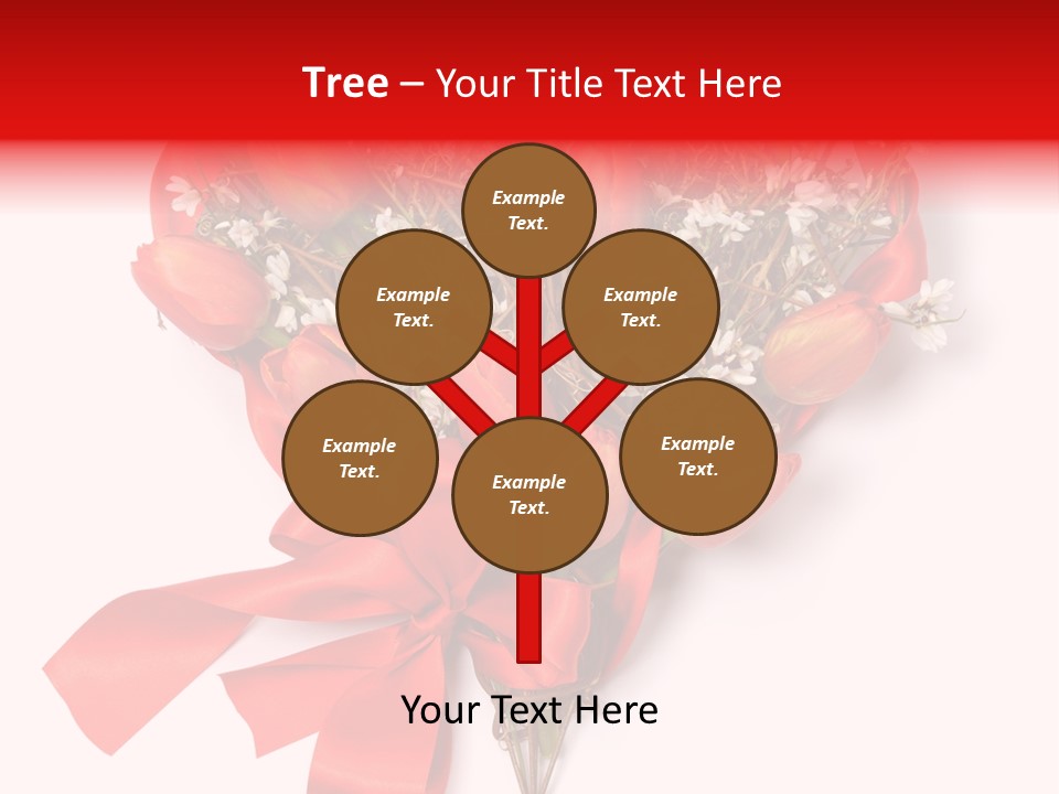 Beautiful Bunch Arrangement PowerPoint Template