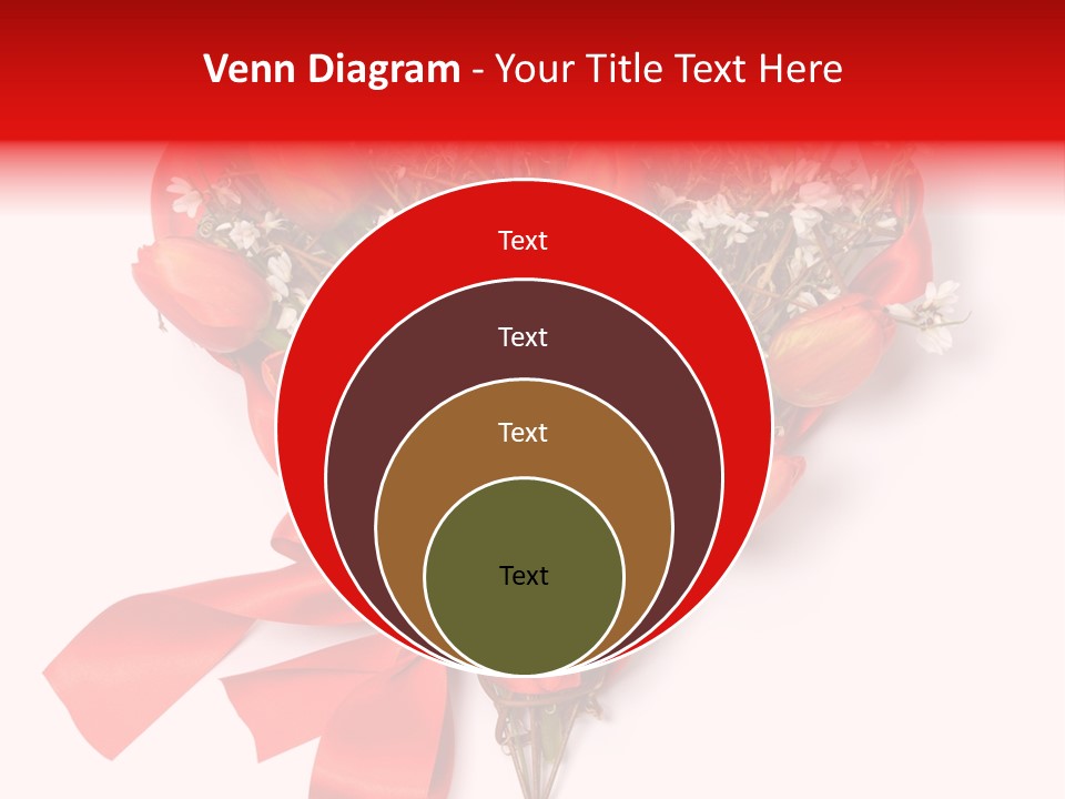 Beautiful Bunch Arrangement PowerPoint Template
