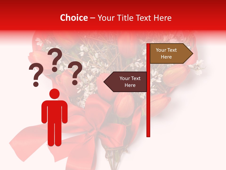 Beautiful Bunch Arrangement PowerPoint Template