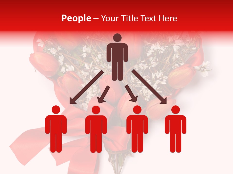 Beautiful Bunch Arrangement PowerPoint Template