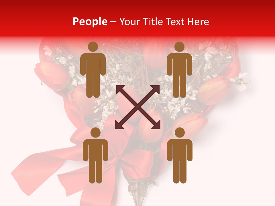 Beautiful Bunch Arrangement PowerPoint Template