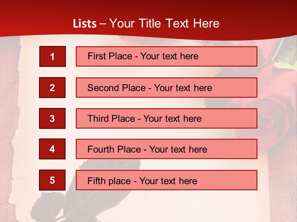 Dating Beautiful Wooden PowerPoint Template