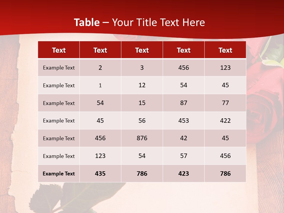 Dating Beautiful Wooden PowerPoint Template