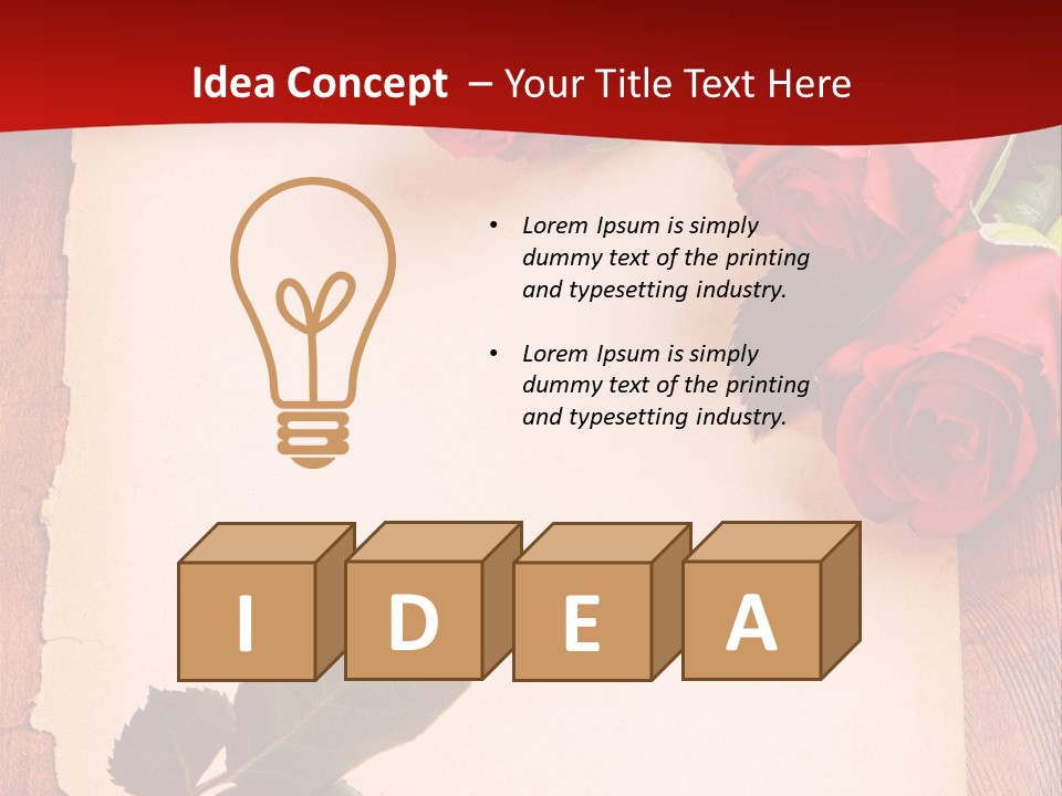 Dating Beautiful Wooden PowerPoint Template