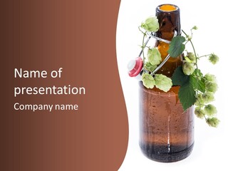 Brewing Fresh Ingredient PowerPoint Template