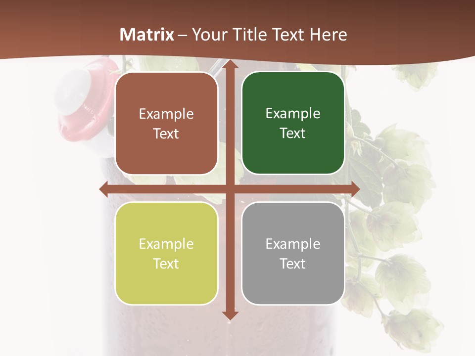 Brewing Fresh Ingredient PowerPoint Template
