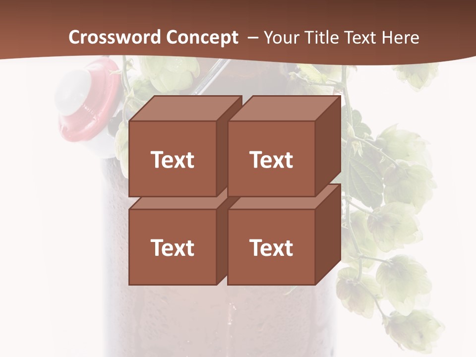 Brewing Fresh Ingredient PowerPoint Template