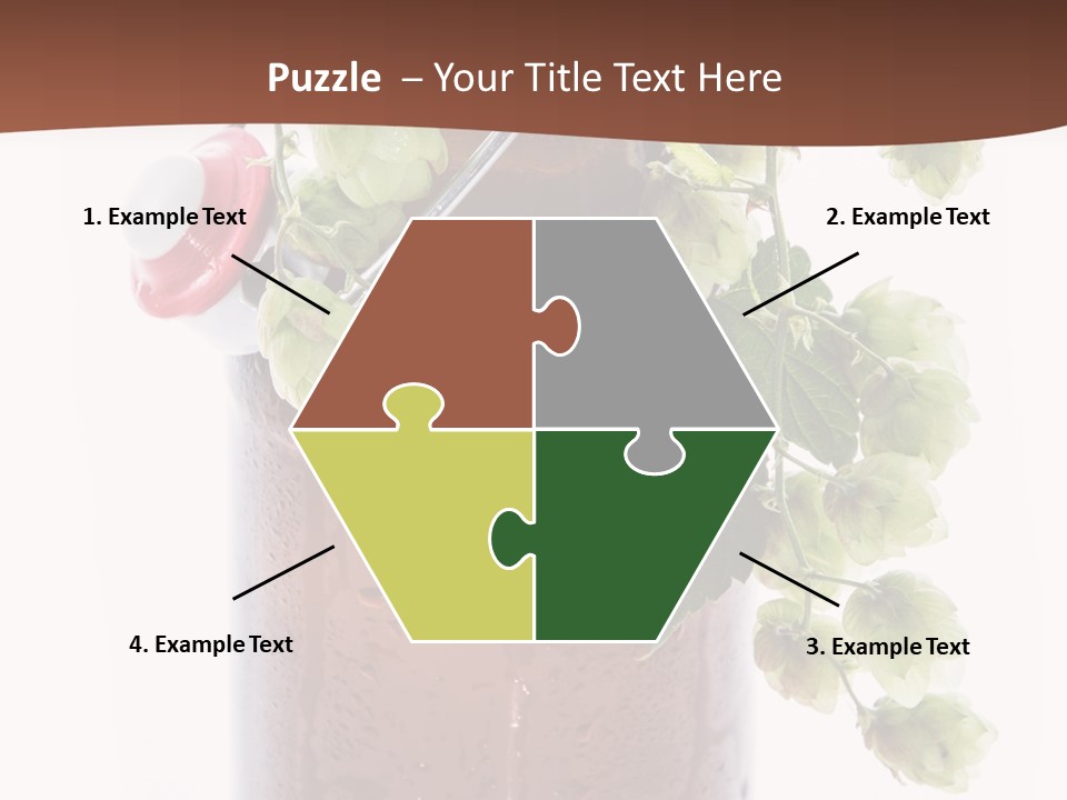 Brewing Fresh Ingredient PowerPoint Template