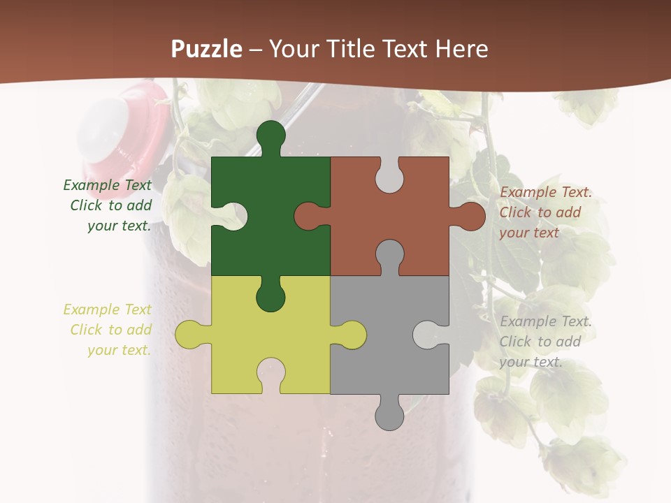 Brewing Fresh Ingredient PowerPoint Template