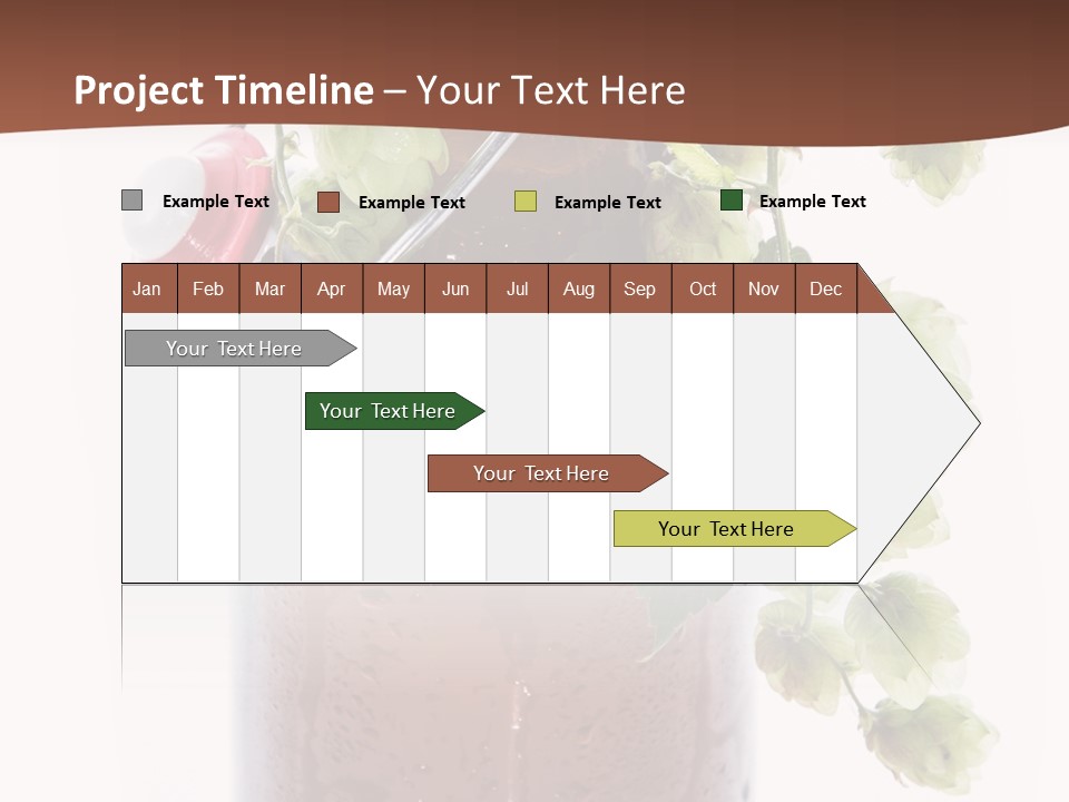 Brewing Fresh Ingredient PowerPoint Template