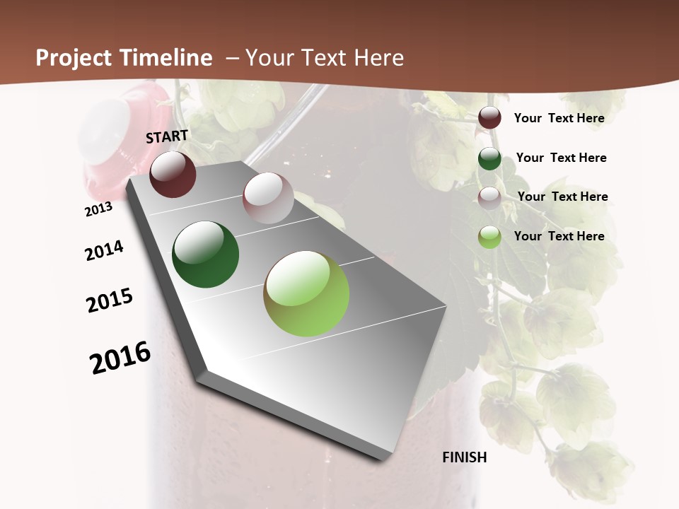 Brewing Fresh Ingredient PowerPoint Template