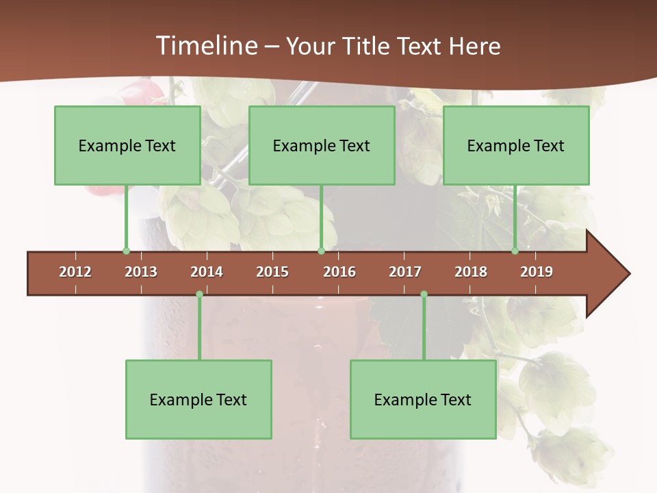 Brewing Fresh Ingredient PowerPoint Template