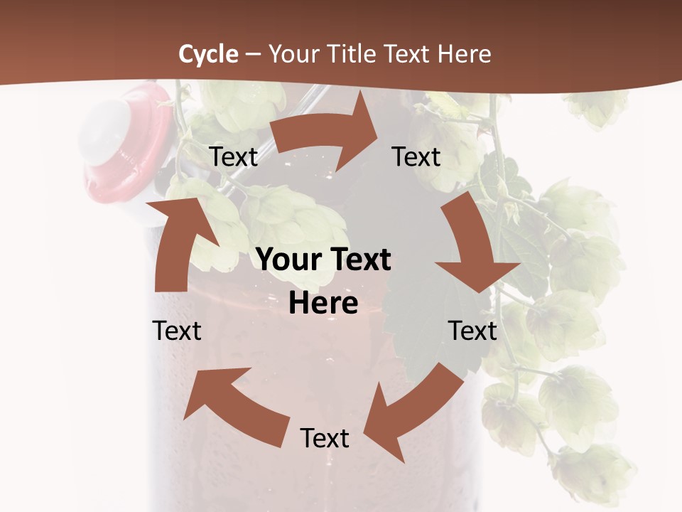 Brewing Fresh Ingredient PowerPoint Template