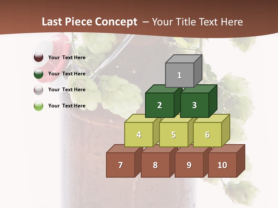 Brewing Fresh Ingredient PowerPoint Template