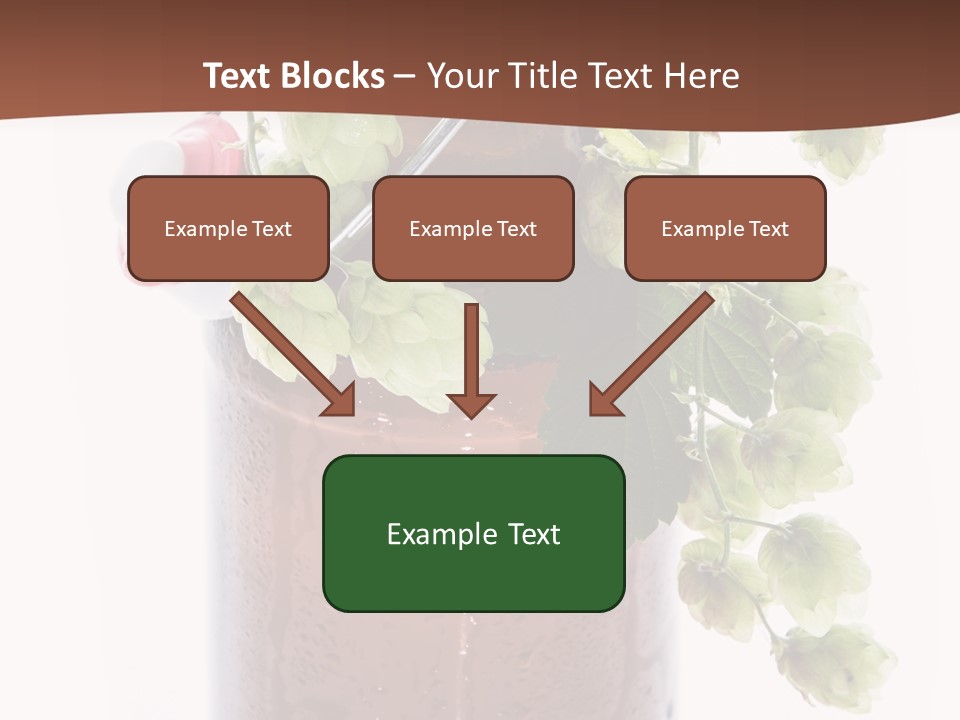 Brewing Fresh Ingredient PowerPoint Template